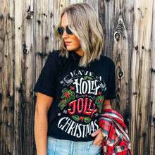 Load image into Gallery viewer, Holly Jolly Christmas Tee
