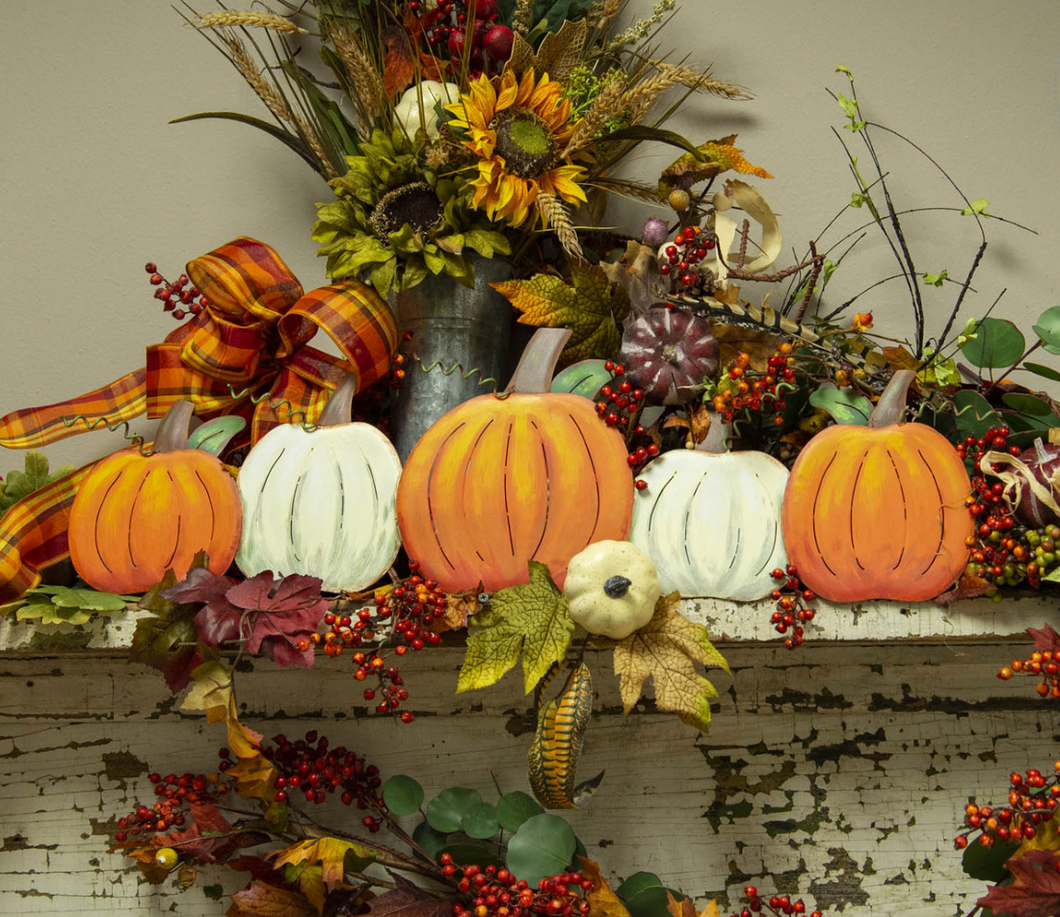 Row of Pumpkins