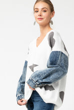 Load image into Gallery viewer, Rock Denim Sweater
